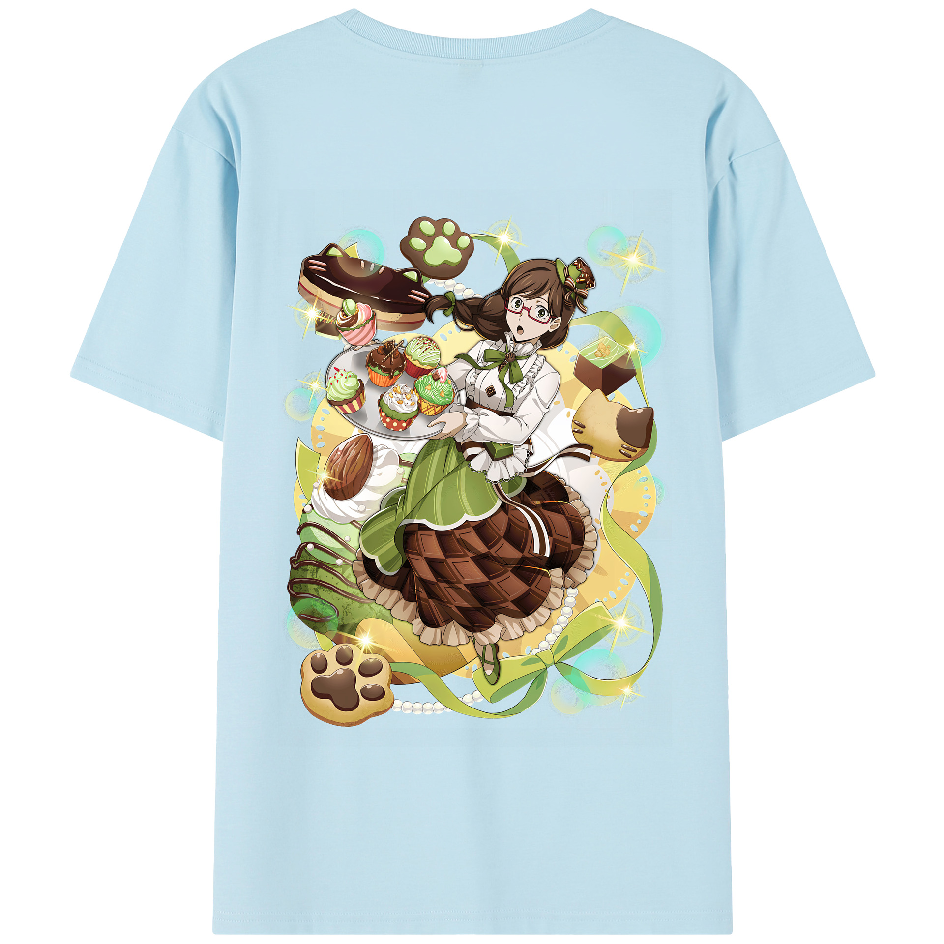 （画像用） 文豪ストレイドッグス Bungo Stray Dogs 綿100％半袖Tシャツ（背面プリント）